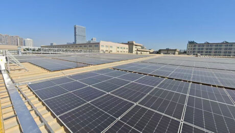 yh86银河国际轻刚组件助力广州统一屋顶新能源项目建设